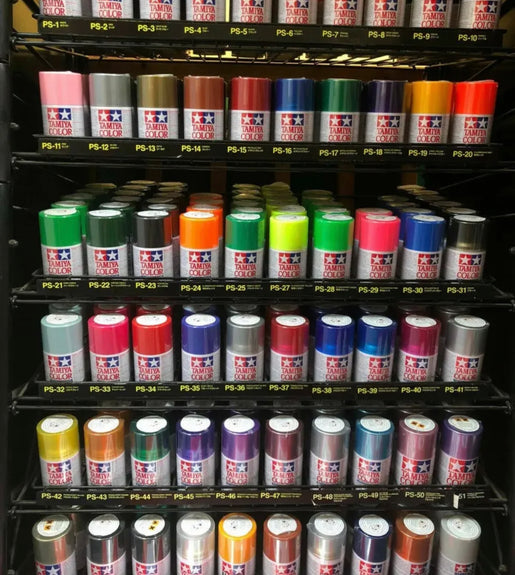 Tamiya PS Spray Paints PS-1 To PS-63 100ml Can