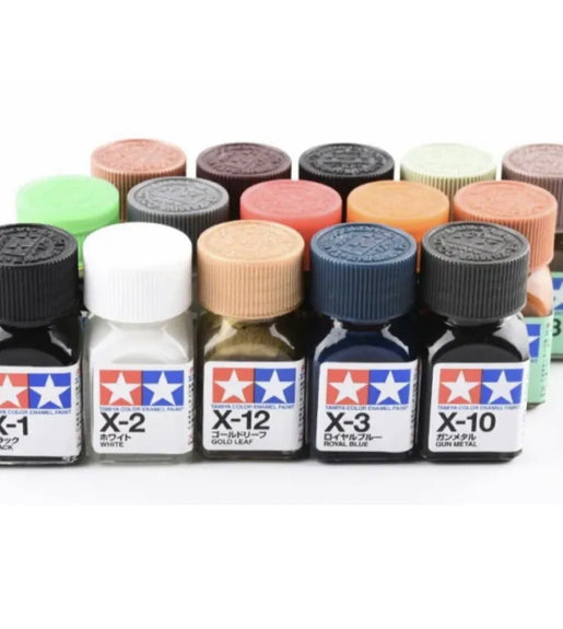 Tamiya Enamel Mini 10ml Paint Colours X-1 to X-34 80001-80034