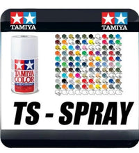 Tamiya TS Plastic Spray Paint 100ml TS-1 to TS-80